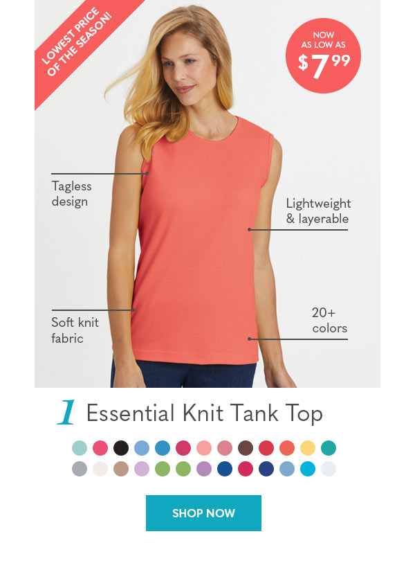 Essential Knit Tank Top