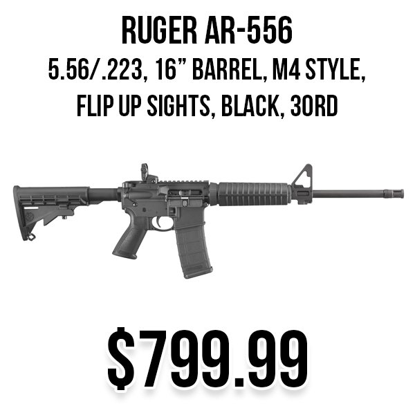 Ruger AR-556 available at Impact Guns!
