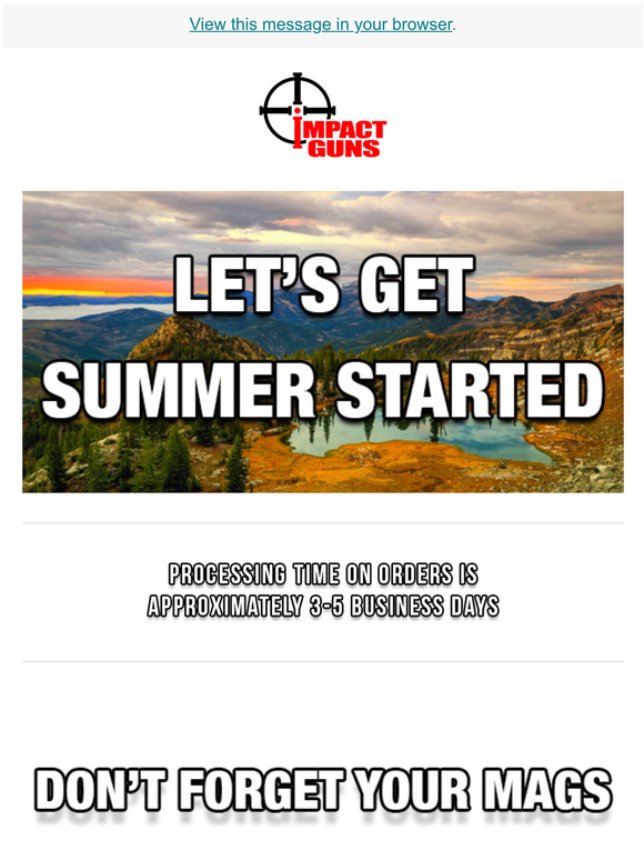 Let's Get Summer Started!