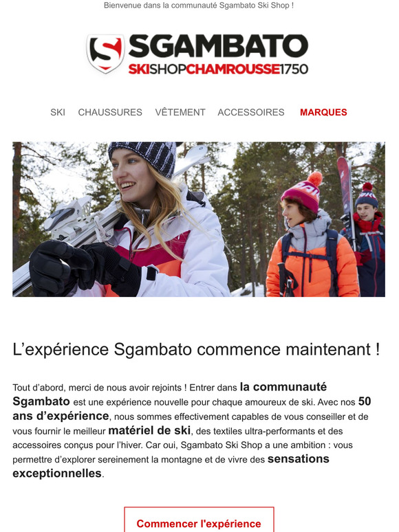 Lexprience Sgambato commence maintenant !