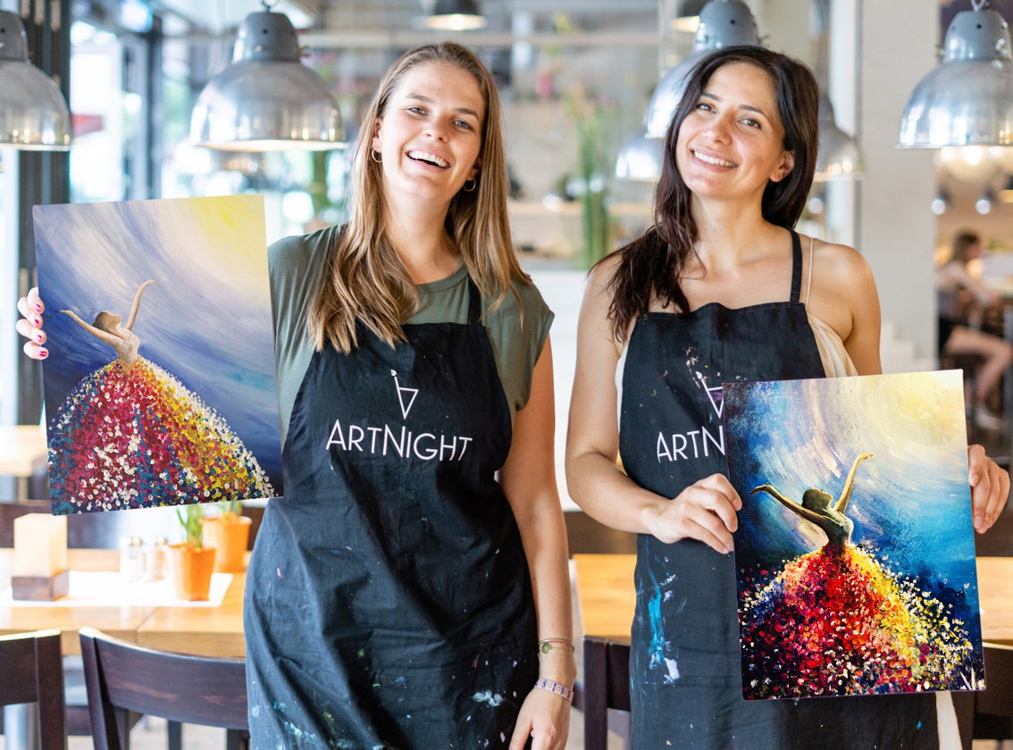 Teilnehmerinnen einer ArtNight