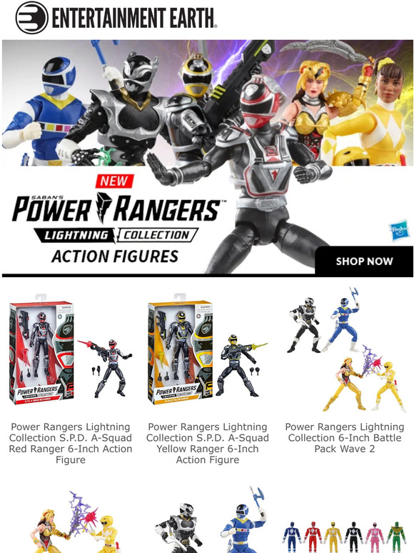 entertainmentearth.com: New Lightning Collection Power Rangers! | Milled