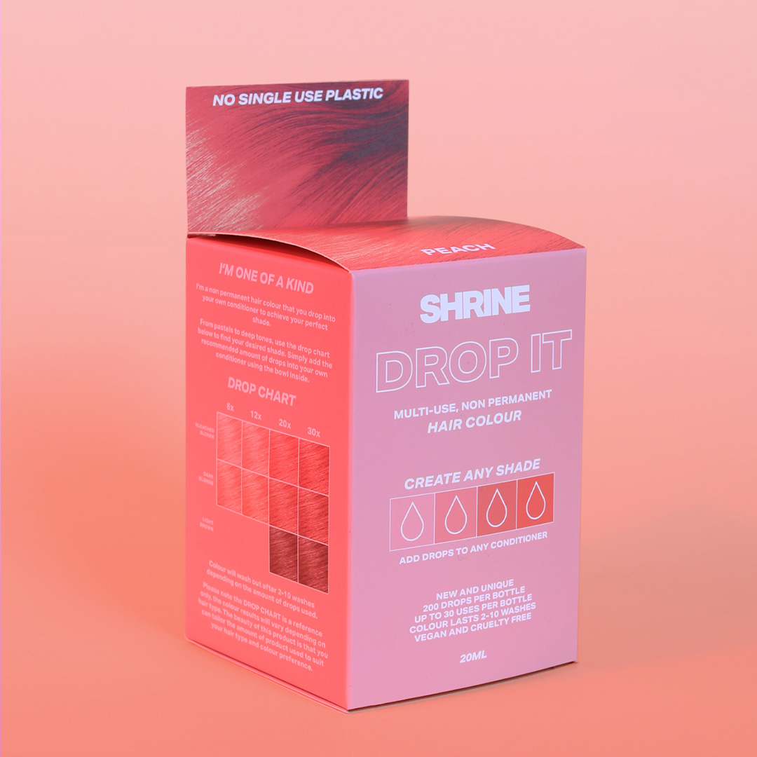 SHRINE DROP IT - Purple Hair Dye Drops - Semi-Permanent Hair Color - 30  Uses Per Bottle - Vegan & Cruelty Free - 0.68fl oz