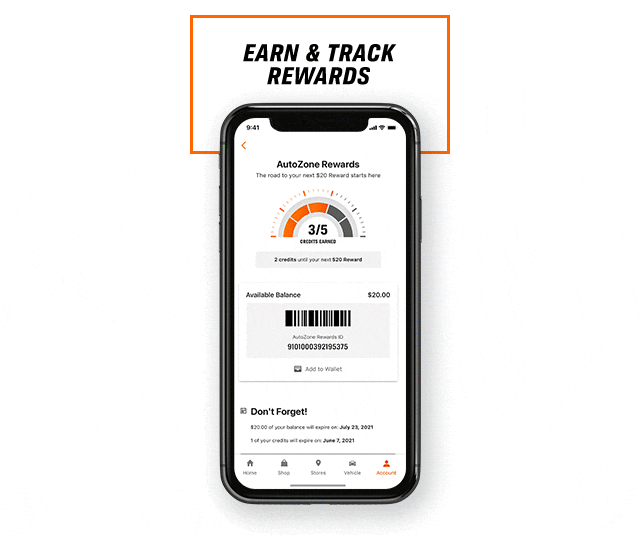 EARN & TRACK REWARDS | FIND THE RIGHT PARTS | MANAGE YOUR VEHICLE | FREE NEXT DAY DELIVERY