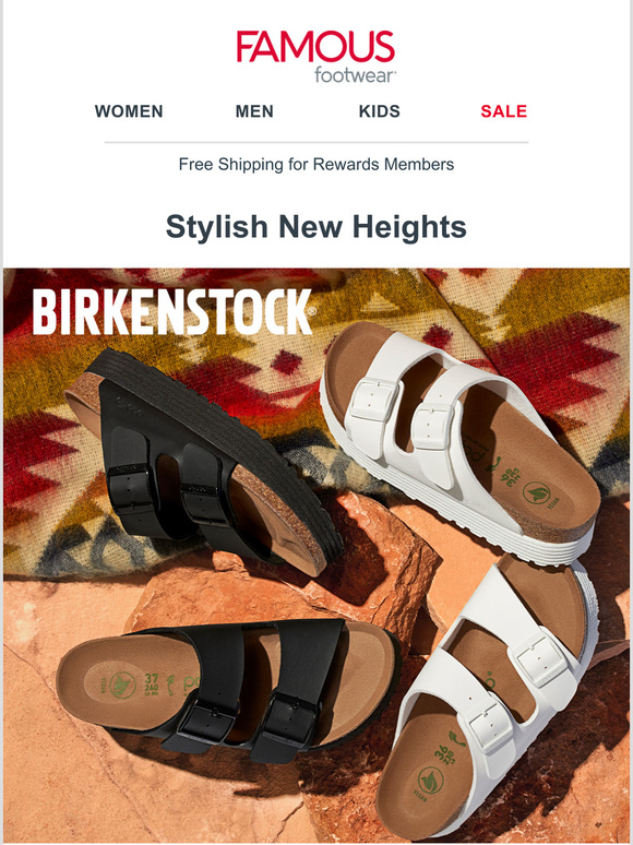 famous footwear birkenstock sale