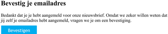 Bevestig je aanmelding