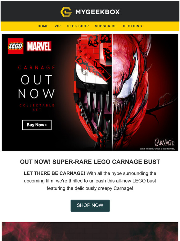  [Alert] Super Rare LEGO Carnage bust plus brand new POP!  