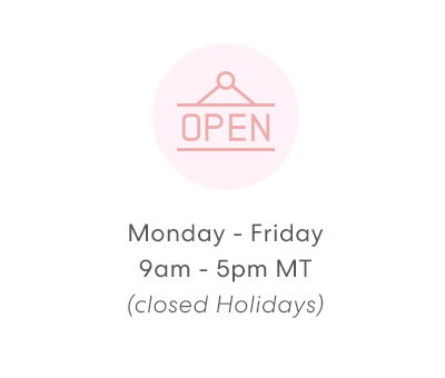 Open Monday-Friday 9am-5pm MT (closed Holidays)