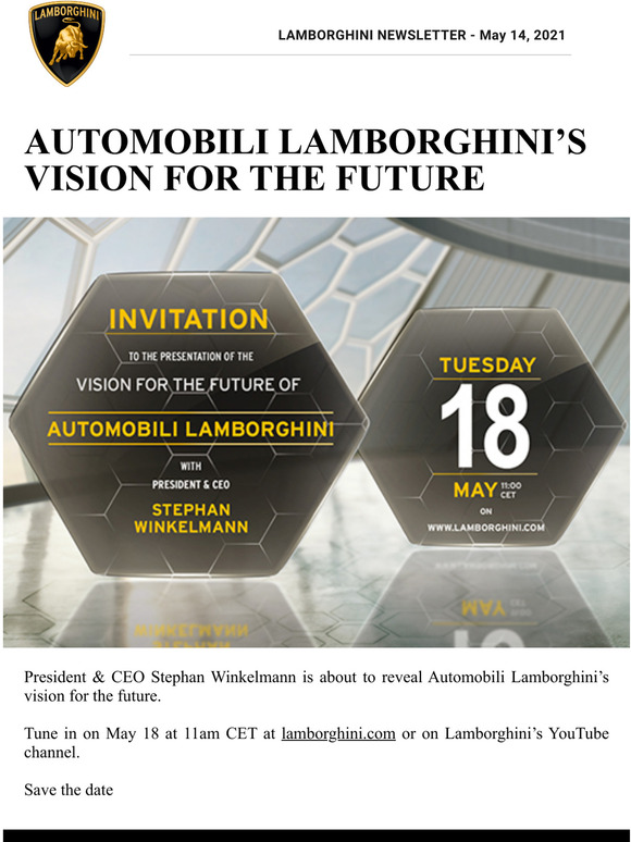 Automobili Lamborghinis vision for the future