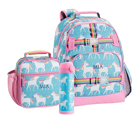 Mackenzie Aqua Unicorn Parade Backpacks