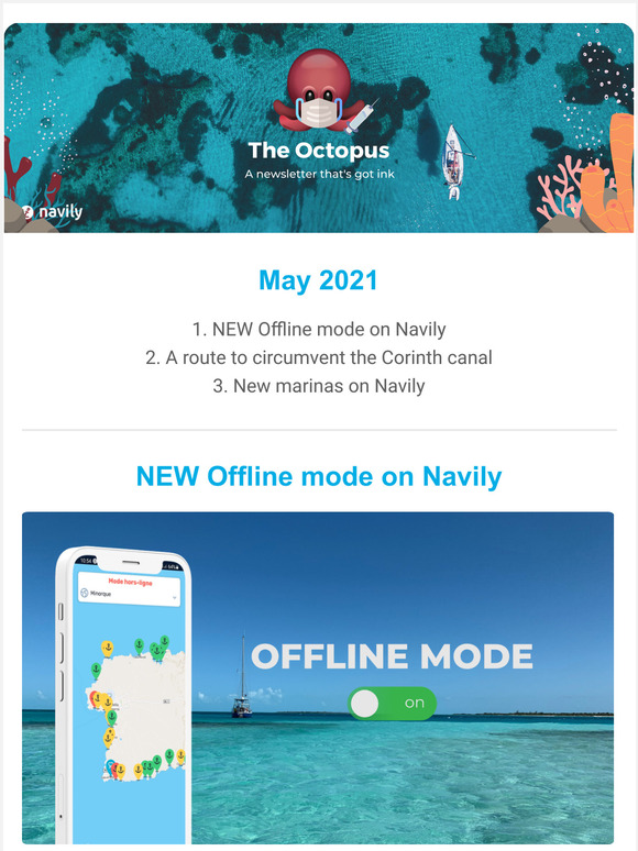  The Octopus | NEW Offline mode on Navily | Corinth canal closed ... we have a plan!