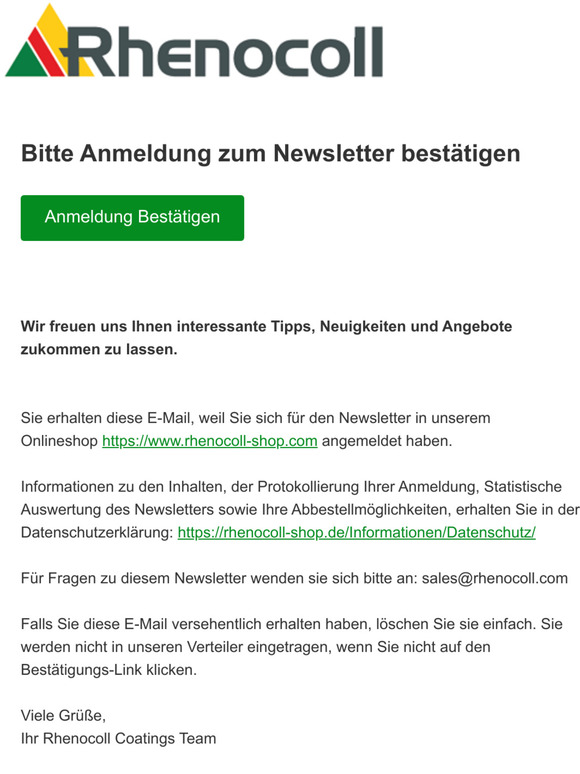 Bitte Anmeldung besttigen