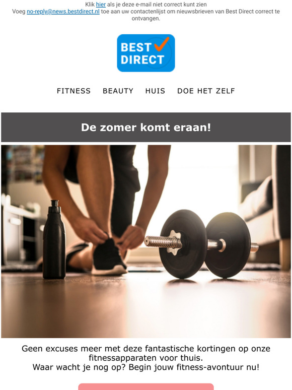 Wil je fit de zomer in? Start nu!