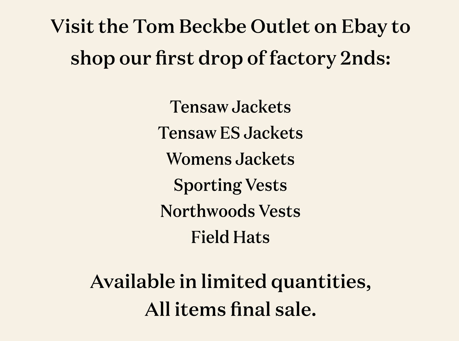 Online Warehouse Sale