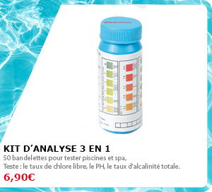 Kit d'analyse 3 en 1 Kit d'analyse 3 en 1