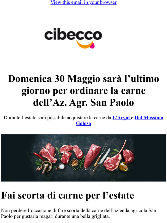 - 15 Giorni Per Ordinare la Carne dell.Az. Agr. San Paolo
