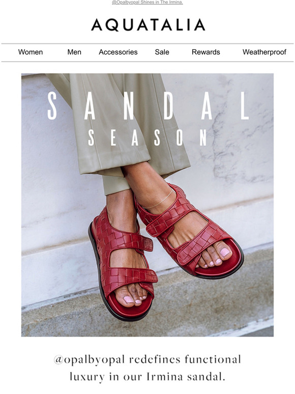aquatalia sandals on sale