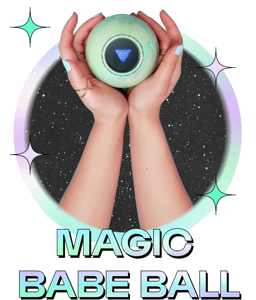 magic babe ball gif