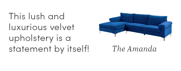 lush and luxurious velvet -The Amanda