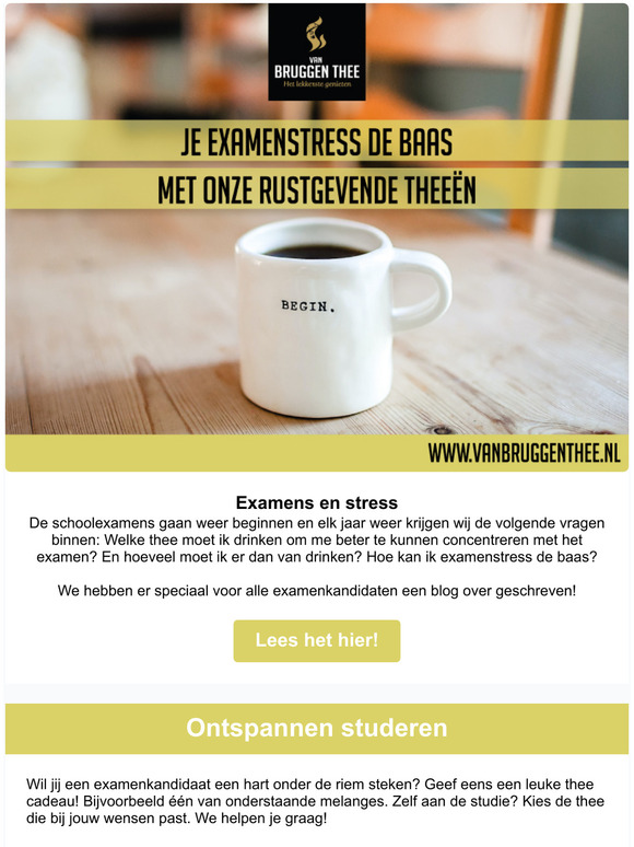 Examenstress de baas!