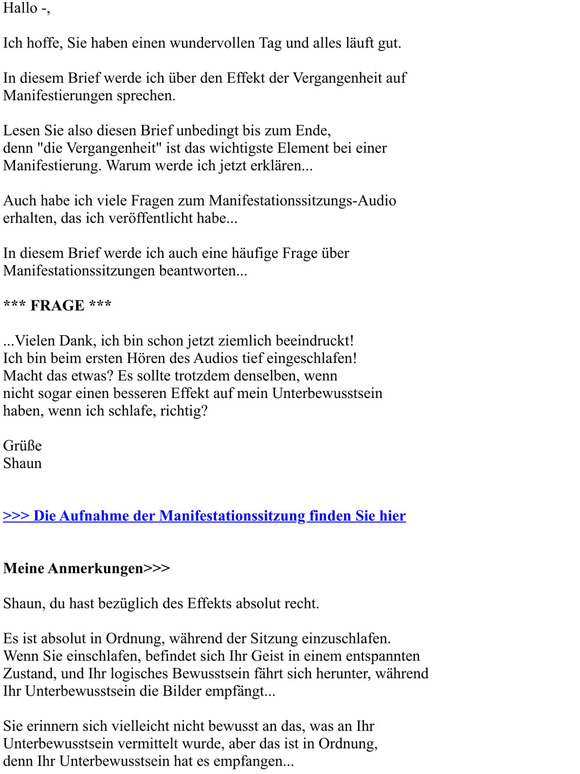 -hier ist die Antwort auf eine hufig gestellte Frage...