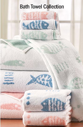 M.MAC Rock Fish Bath Towel Collection