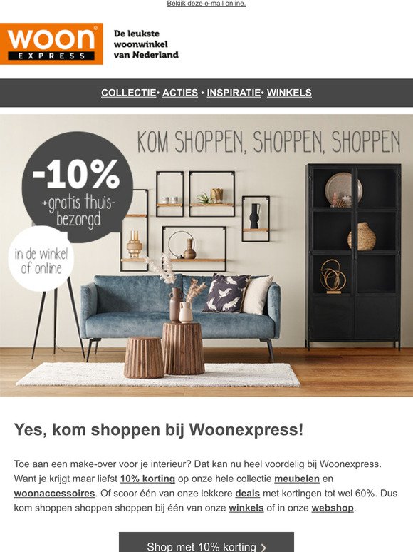 Eerlijkheid bouwen Brein Woonexpress NL: Shoppen, shoppen shoppen met 10% korting | Milled