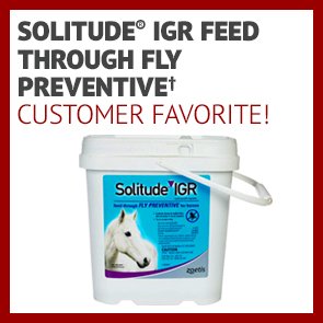 SOLITUDE® IGR Feed Through Fly Preventive†