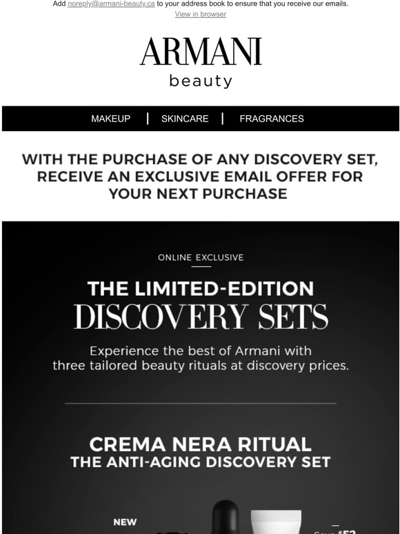 crema nera discovery set