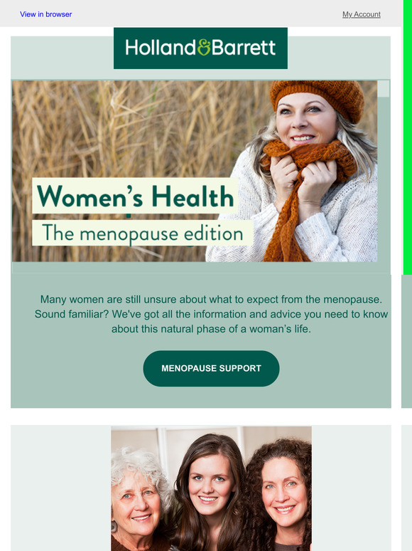 Holland & Barrett The menopause guide Milled