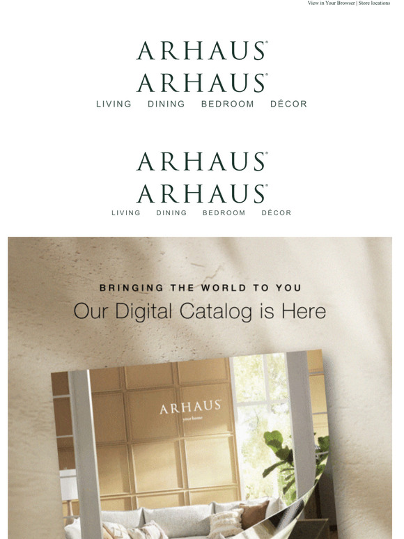 Arhaus Its Here Our Latest Digital Catalog Milled