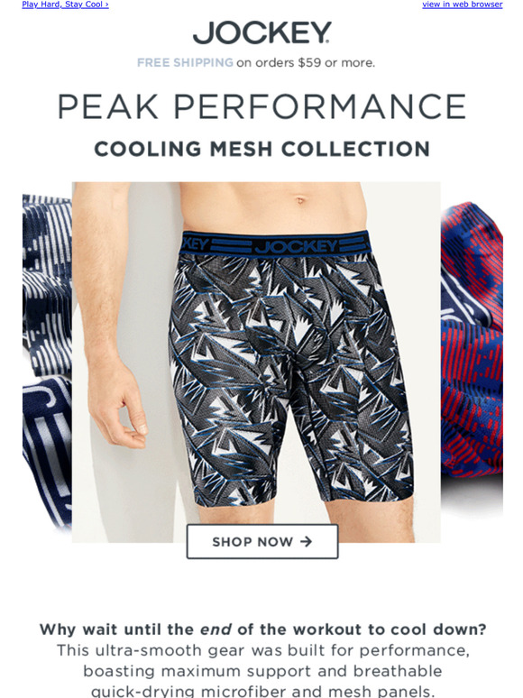 For peak performance...choose Cooling Mesh!