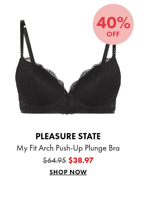 Pleasure State My Fit Lace in Black