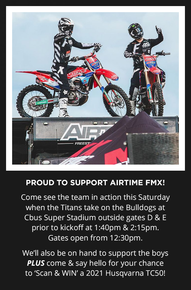 YAMAHA FLIES HIGH WITH AIRTIME FMX