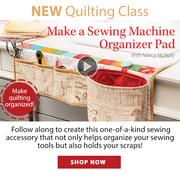 Sewing Machine Organizer Pad Sewing Pattern