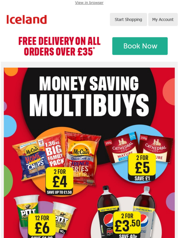 Money saving multibuys - see what you can save!