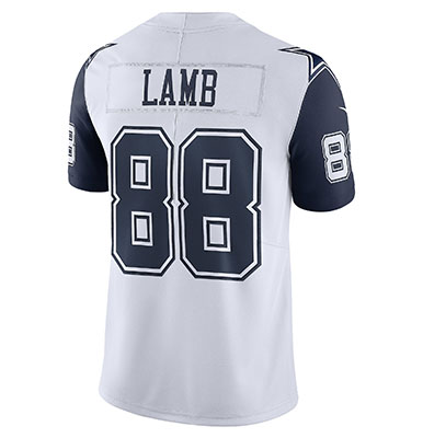 Nike / Men's Dallas Cowboys CeeDee Lamb #88 Navy Limited Throwback Jersey