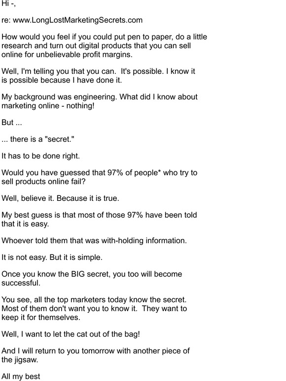 -I Have a Question For You ...