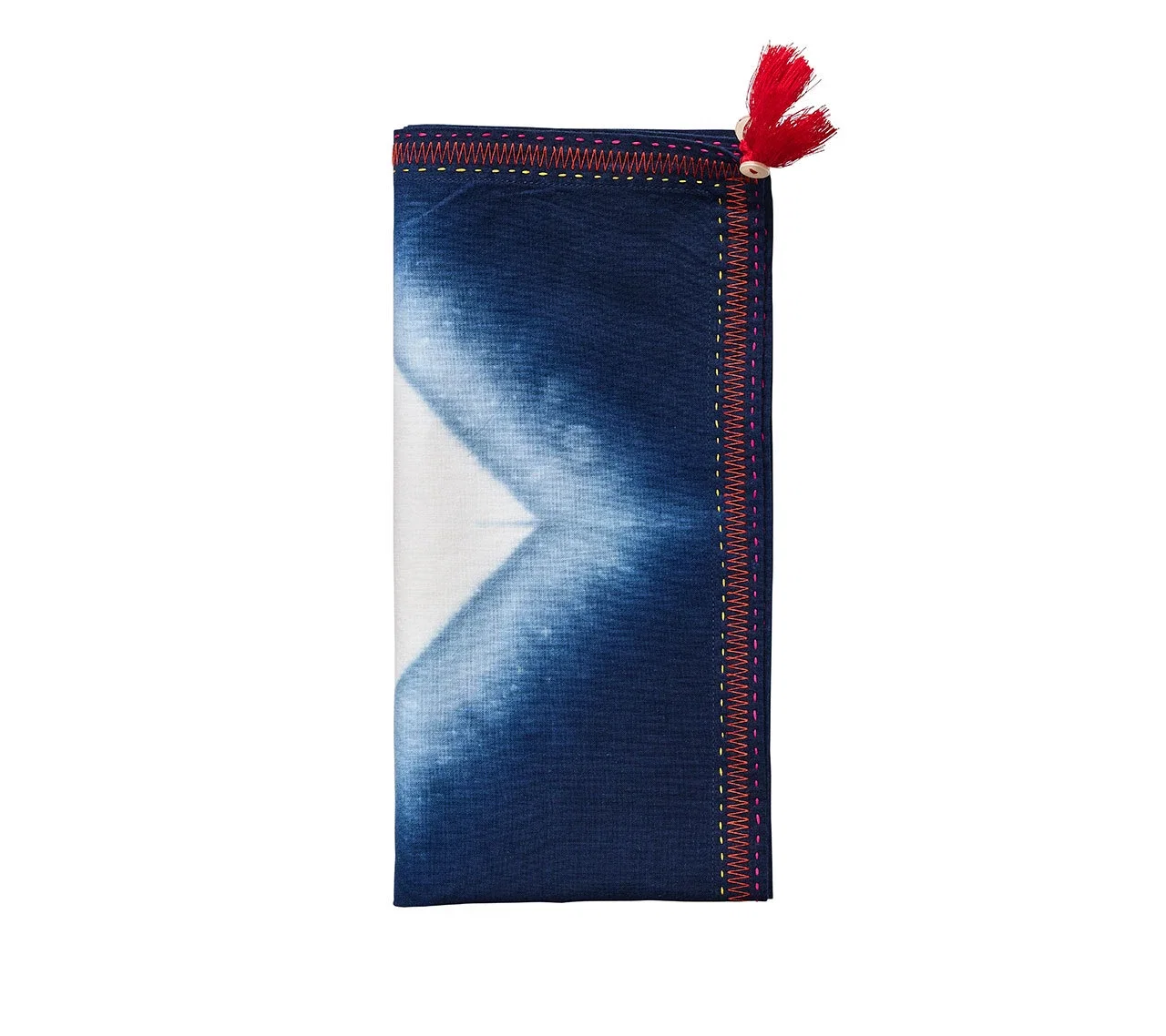 Image of Diamond Ray Napkin in Blue, Set of 4