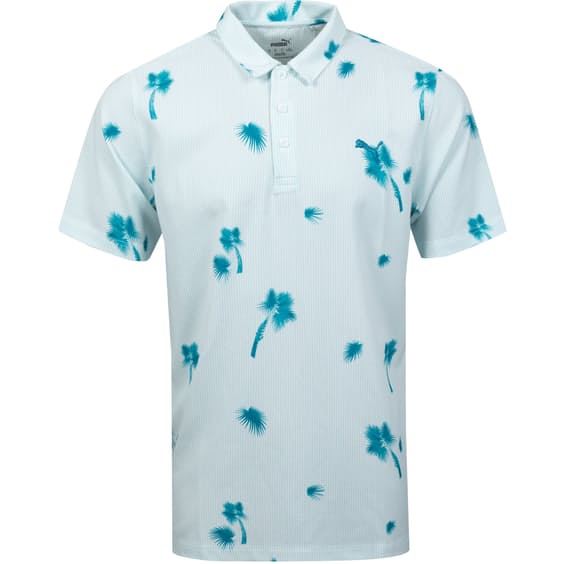 puma palmetto seersucker polo