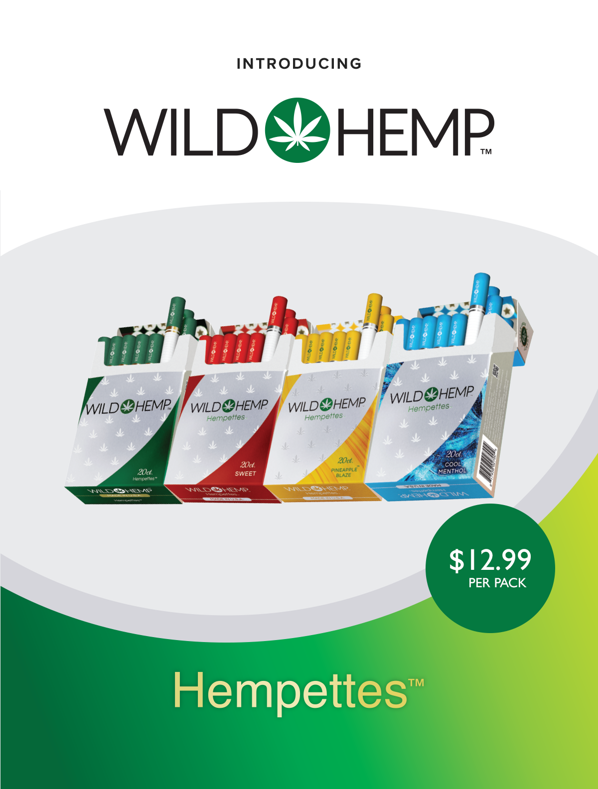 Hempettes - 'Menthol' CBD Cigs For Sale – Wild Hemp®
