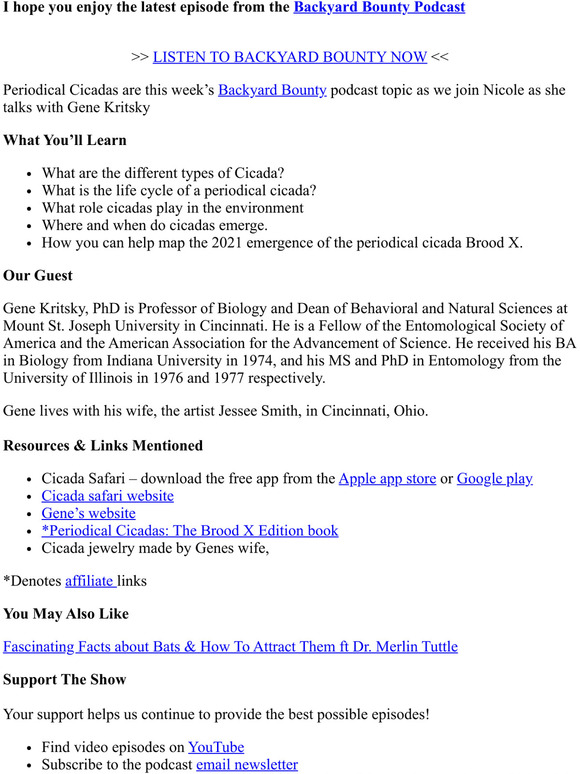 The Surprisingly Fascinating Life Of Periodical Cicadas ft. Dr. Gene Kritsky