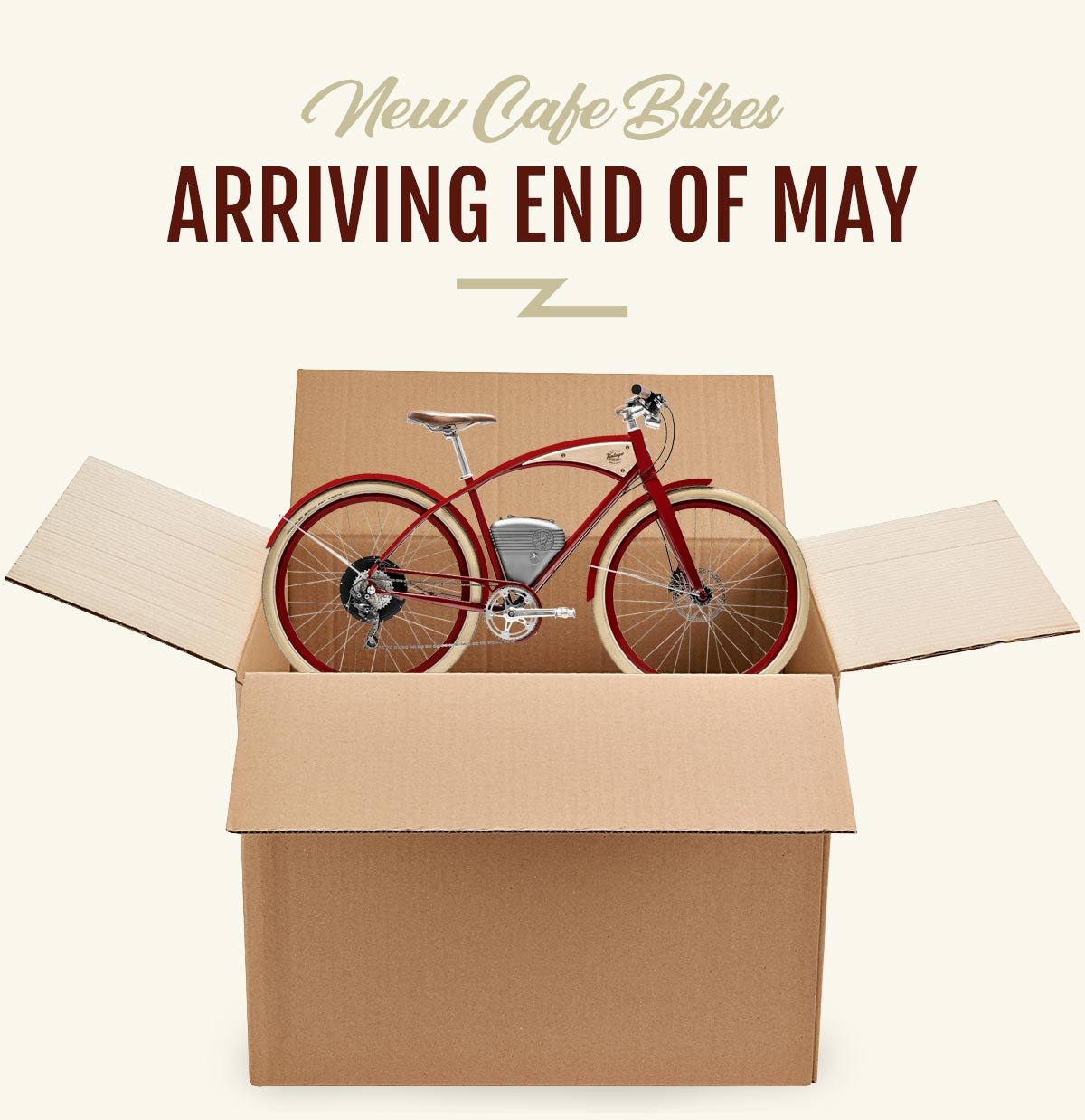 New Cafe Bikes - Arriving End of May