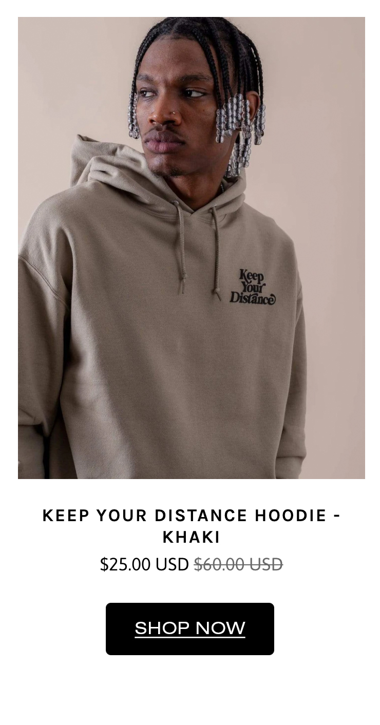 Young and reckless online keep your distance hoodie