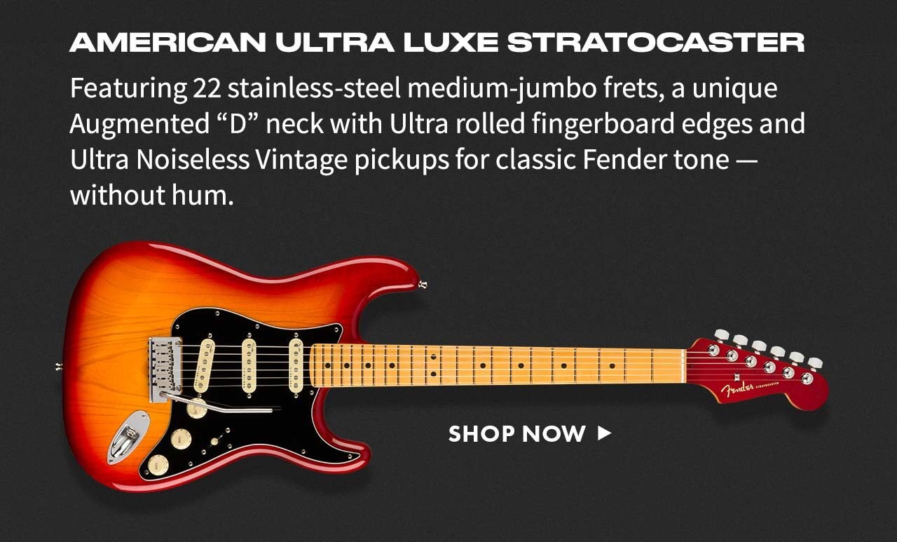 New Fender Ultra Luxe Guitars Take Ultra Series to the Next Level