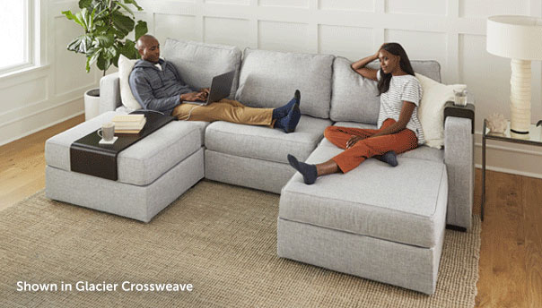 Shown in Glacier Crossweave