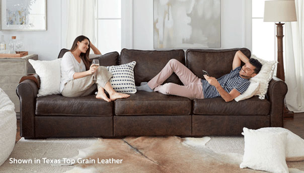 Shown in Texas Top Grain Leather