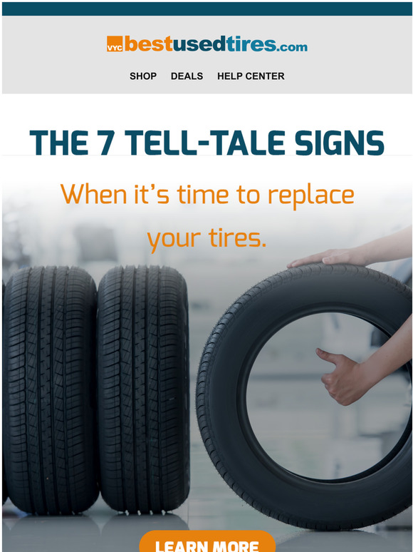 Wondering when to replace your tires?