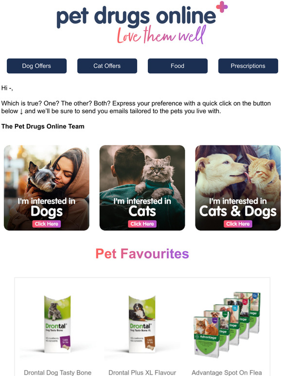 Pet Drugs Online What are you interested in Cat or Dog? Milled
