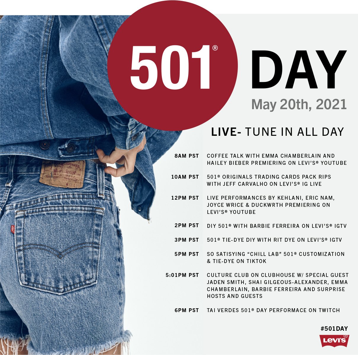 Levi's: Tomorrow: 501 Day | Milled